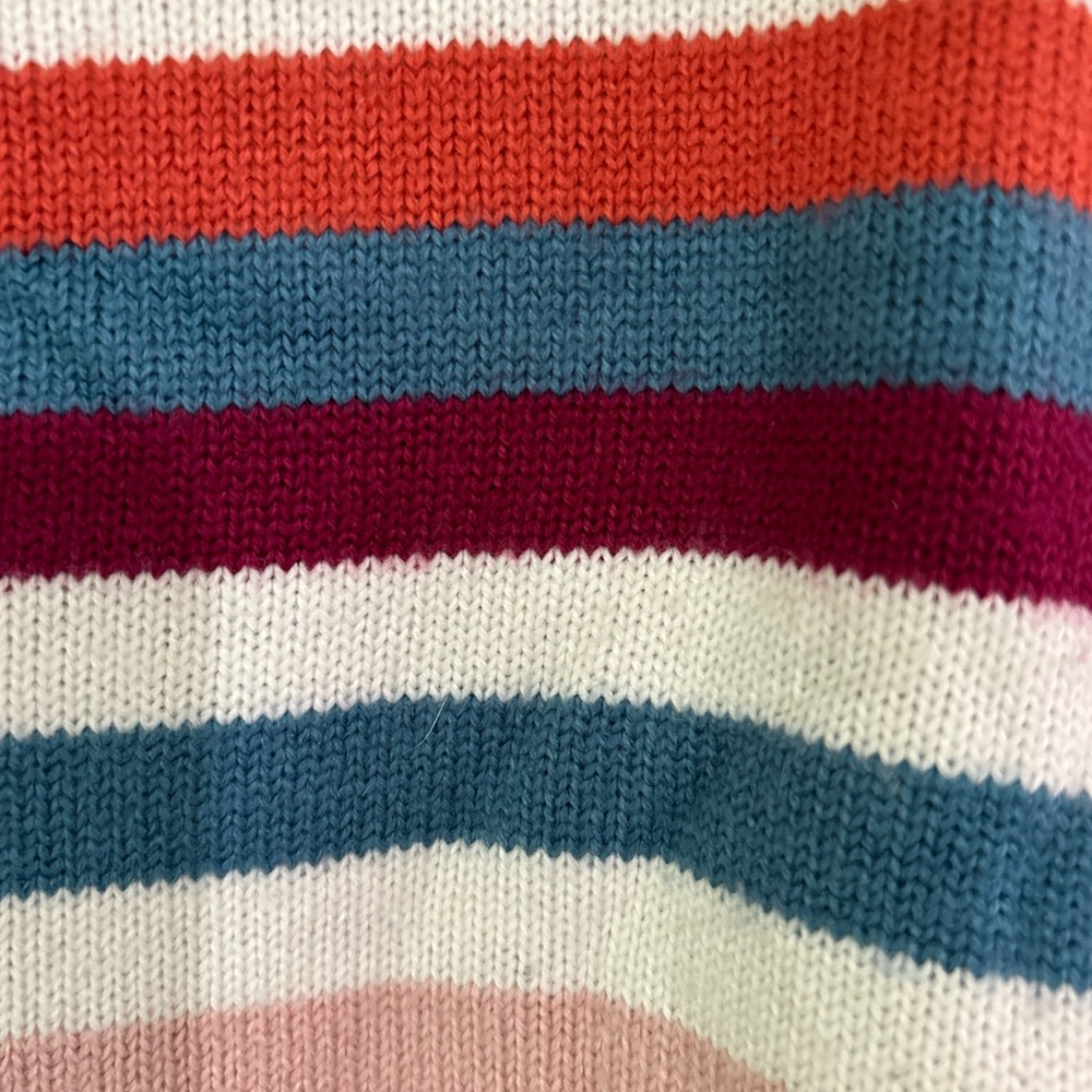 Westbound Multicolor Striped Women's Sweatshirt - Picture 3 of 4